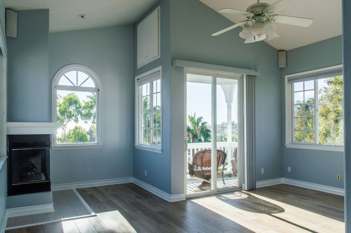 A new house with new windows.