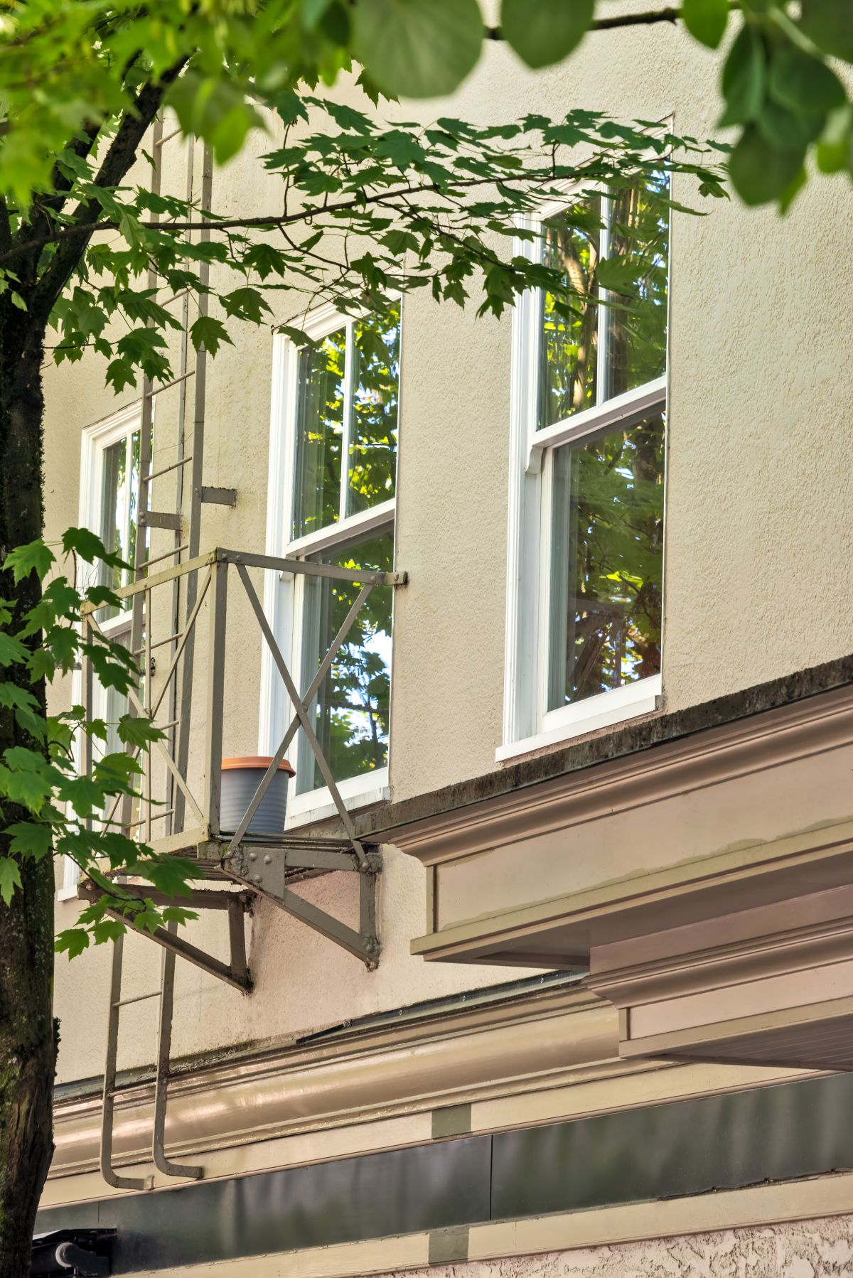Windows in a Las Vegas summer.